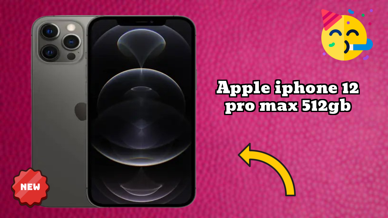 Apple IPhone 12 Pro Max 512GB 2026: Camera and Long Life Bettry With Diifertnt Co