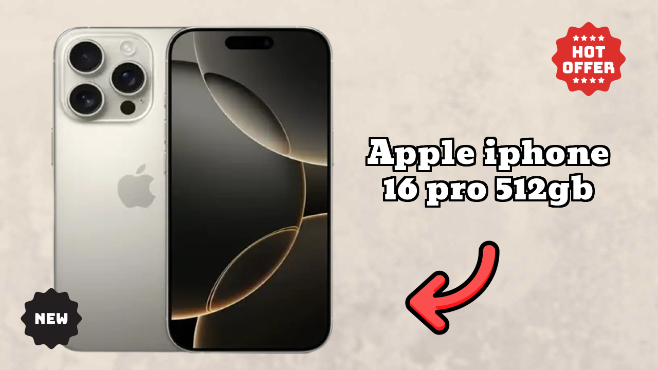 Apple Apple IPhone 16 Pro 512GB - Best Camera Phone Under ₹139,900