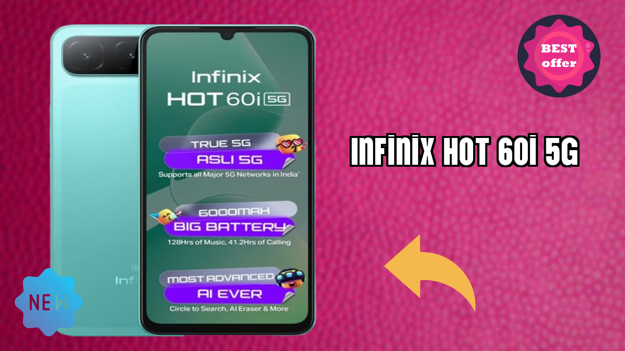Infinix Hot 60i 5G Display Analysis: 6.75 Inches (17.15 Cm) Quality