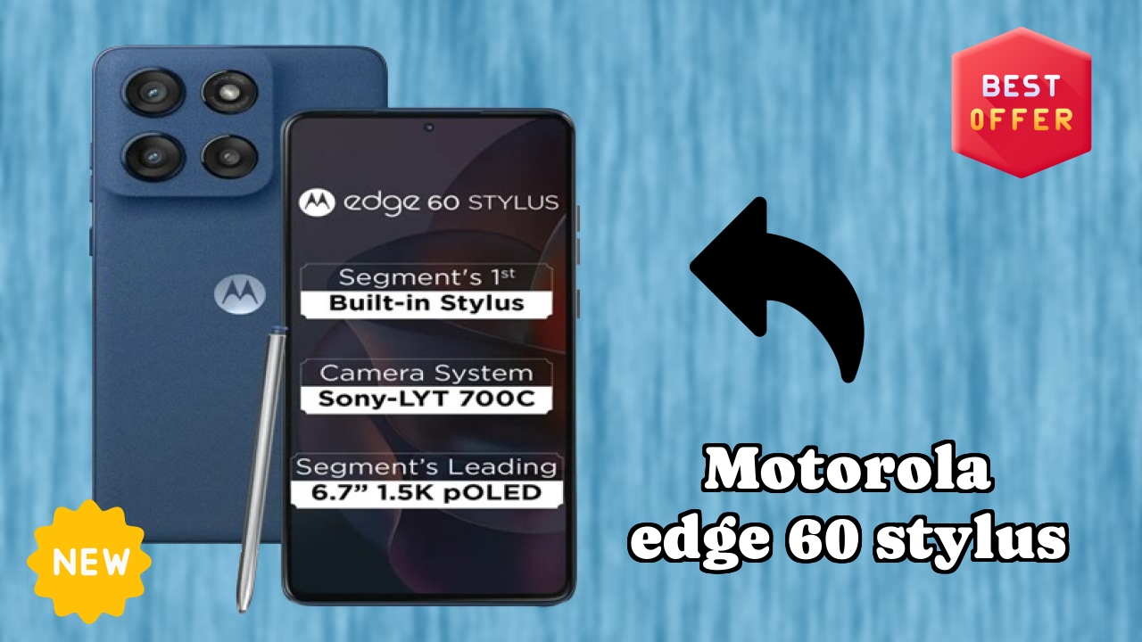 Motorola Edge 60 Stylus Display Review: P-OLED Screen