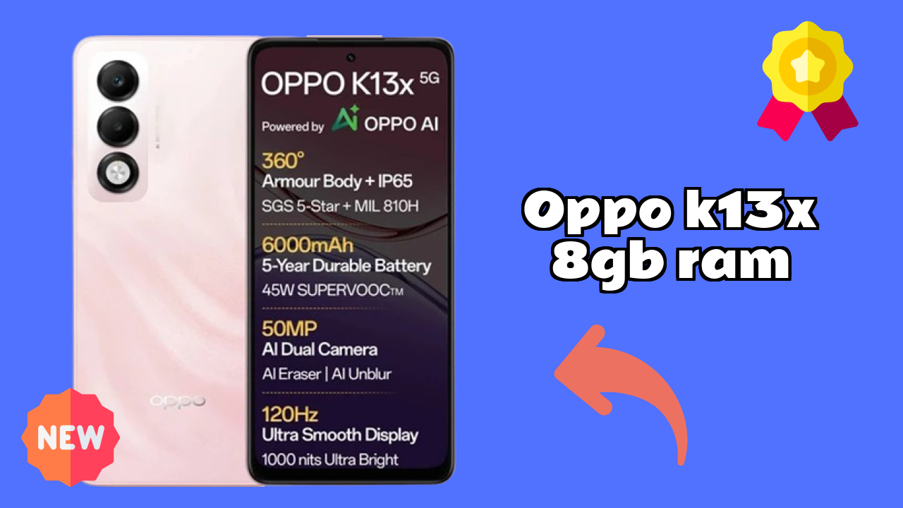 OPPO K13x 8GB RAM Price Drop: Now at ₹13,489 Only