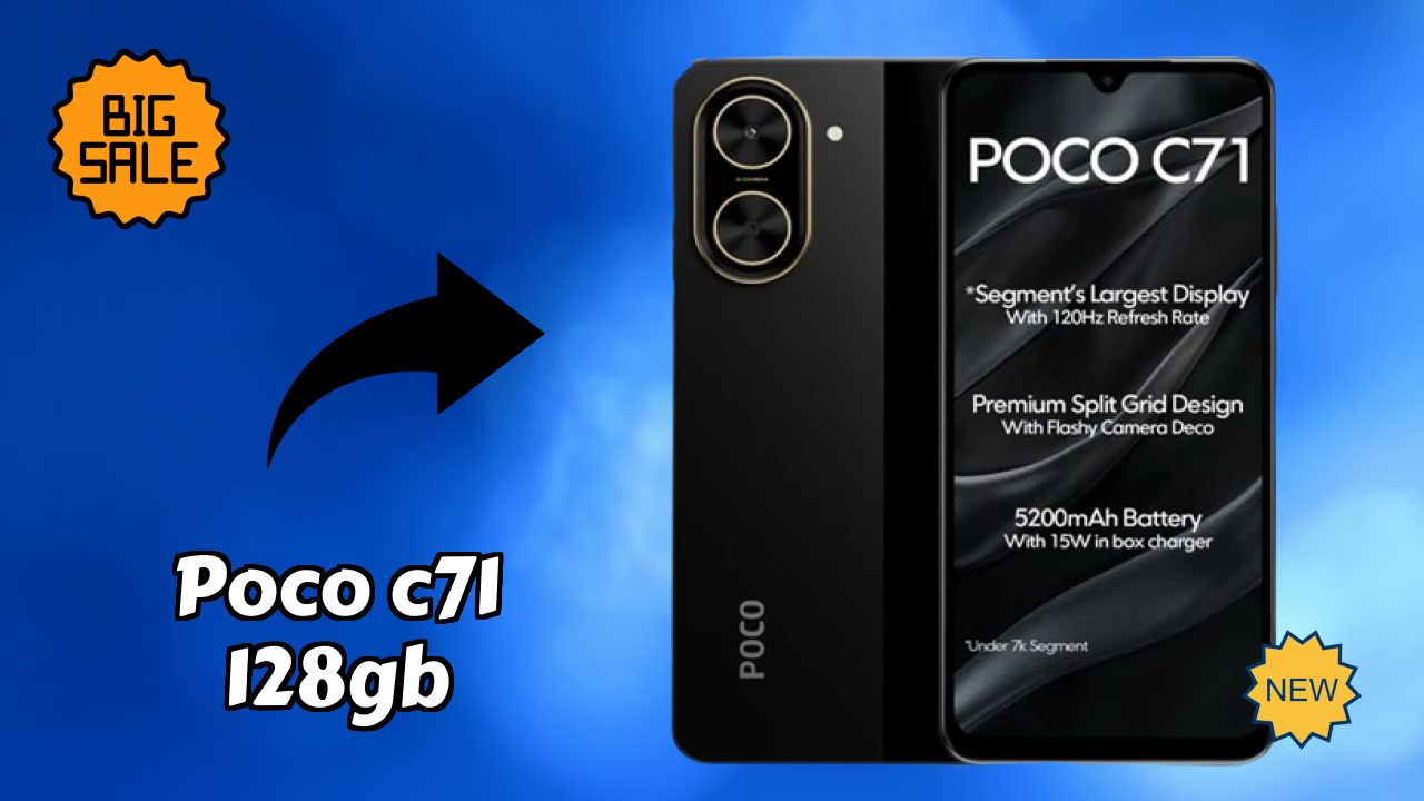 POCO C71 128GB RAM Review: 6 GB RAM Gaming Performance