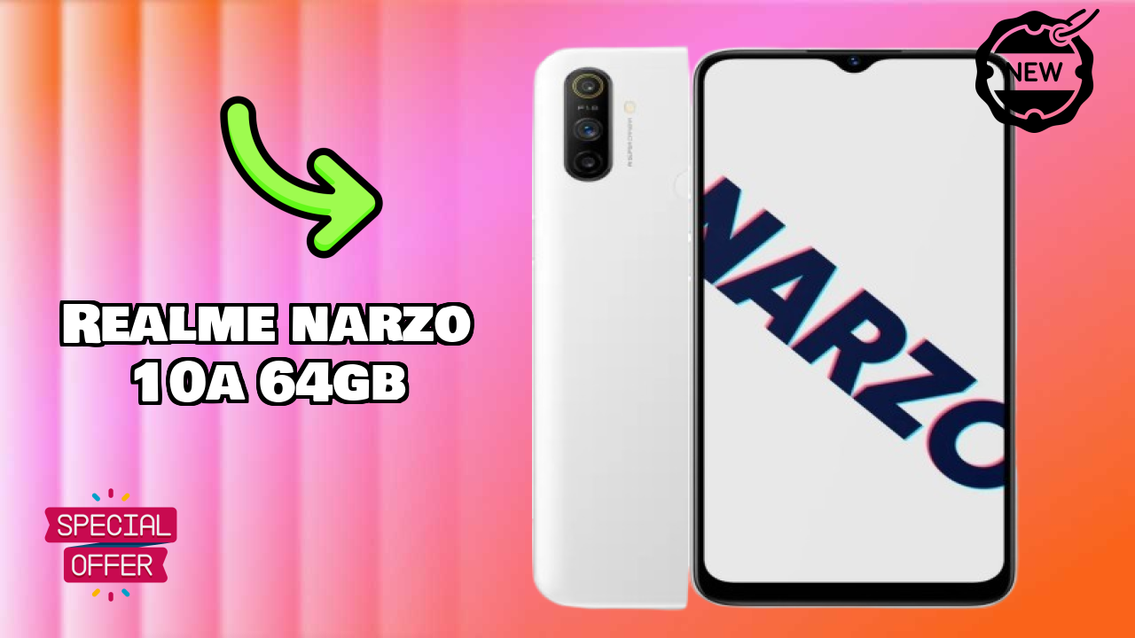 Realme Narzo 10A 64GB Display Quality: 6.5 Inches (16.51 Cm) Screen