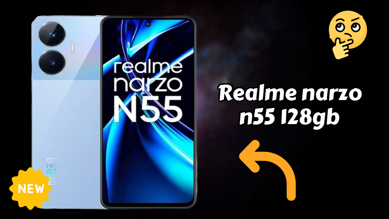 Realme Narzo N55 128GB Display Size: 6.72 Inches (17.07 Cm) Screen Test