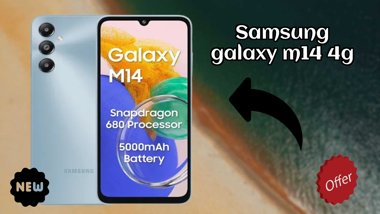 Samsung Galaxy M14 4G Battery Life: 5000 MAh Charging Speed